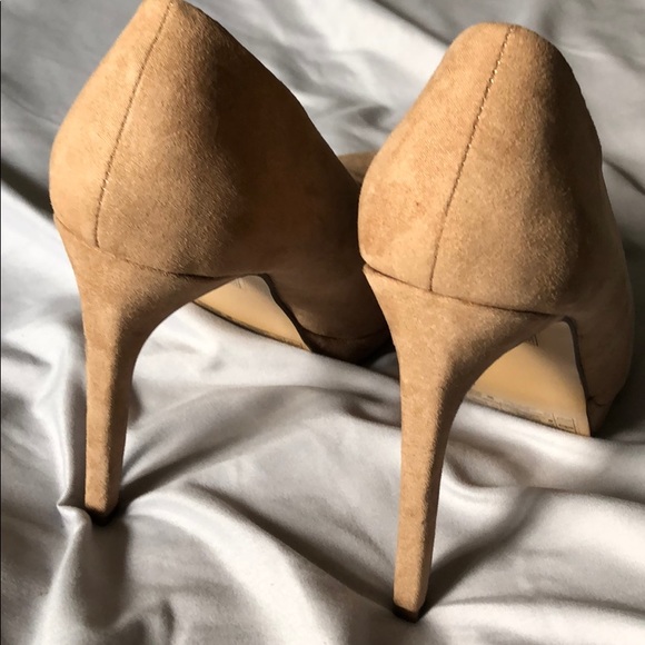 Almond Toe Suede Heels - Picture 7 of 7